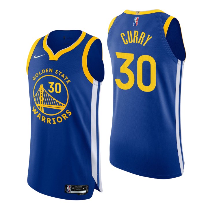 Golden State Warriors Stephen Curry 75th Anniversary Authentic Jersey Icon