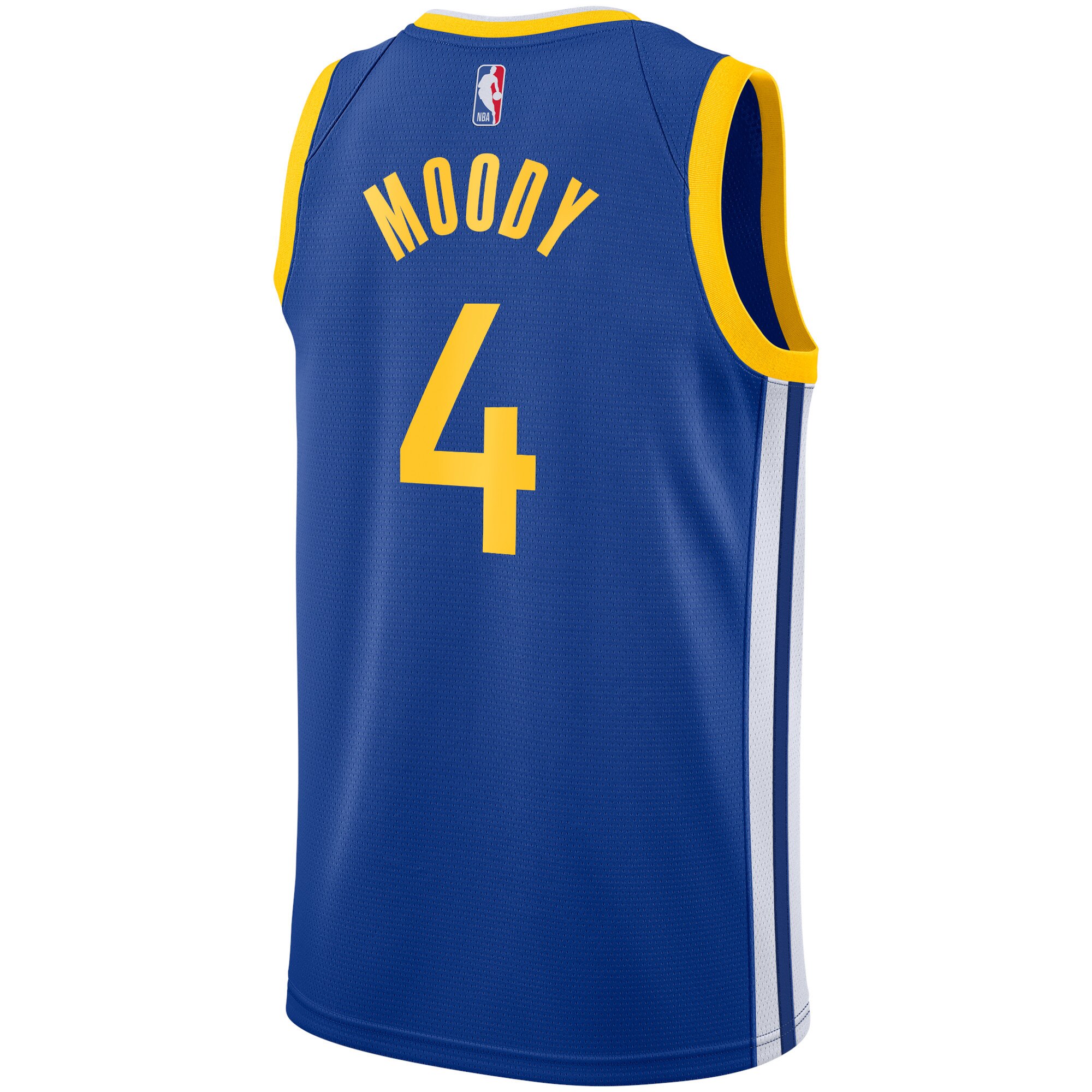 Alternative view of Golden State Warriors Swingman Jersey - Royal - Moses Moody - Youth - Icon Edition - JS147 