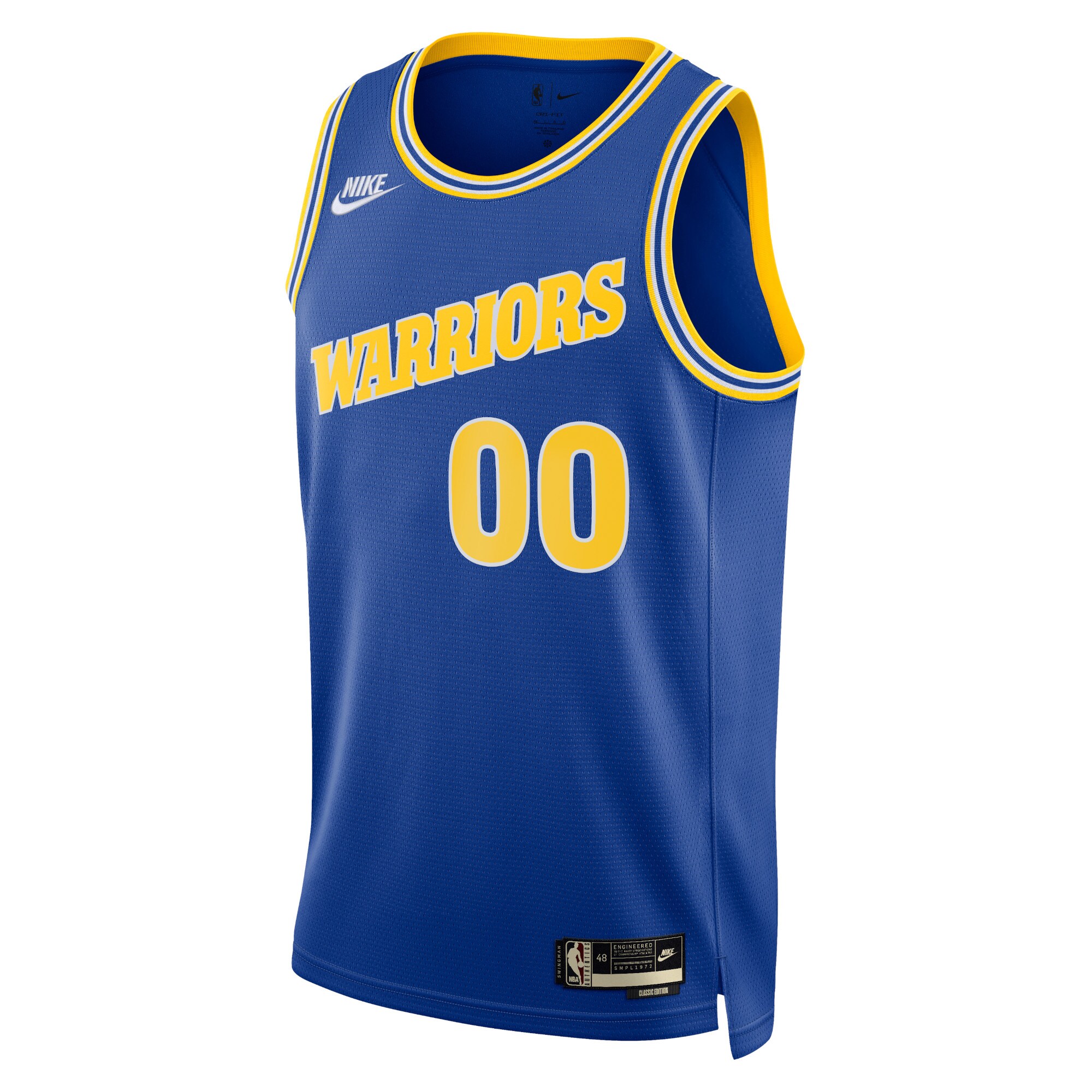 Alternative view of Golden State Warriors Unisex 2022/23 Custom Swingman Jersey - Classic Edition - Blue