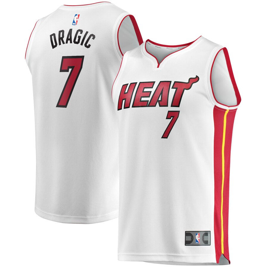 Goran Dragic Miami Heat Fanatics Branded Youth Fast Break Player Jersey - Association Edition - White