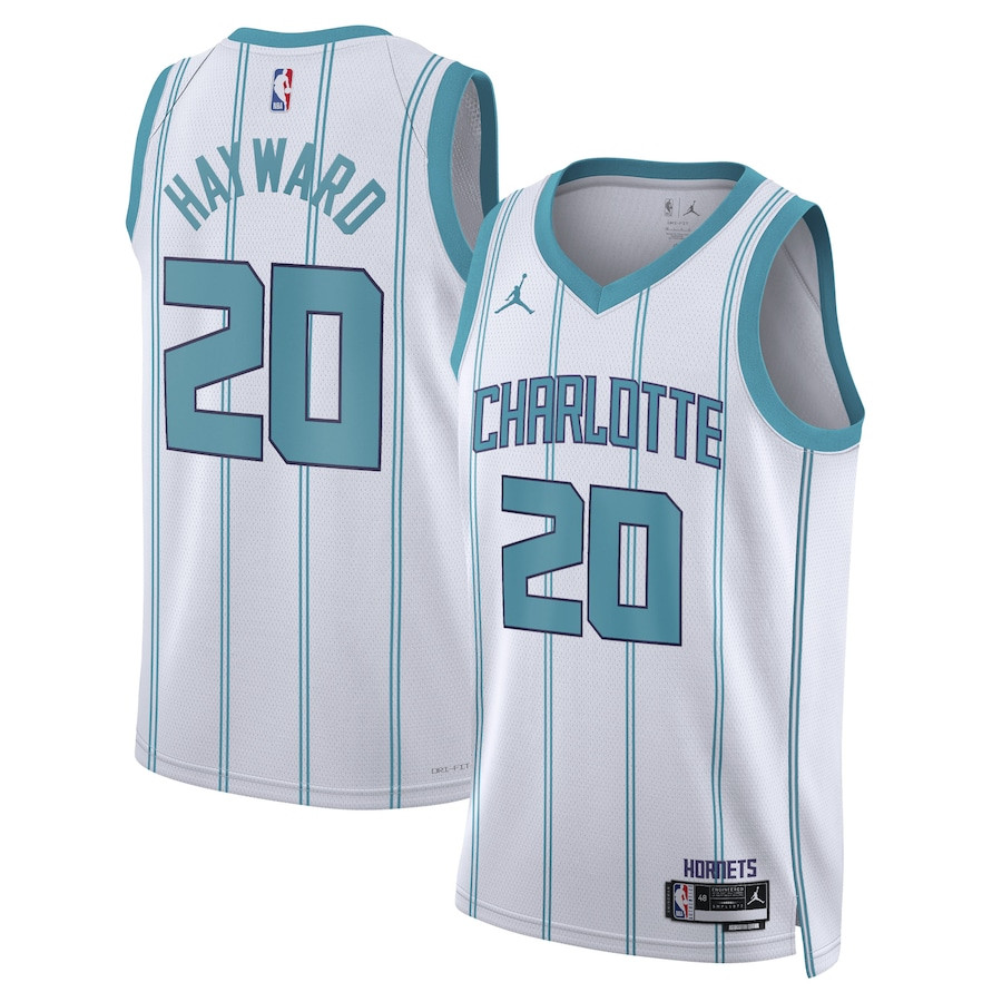 Gordon Hayward 20 Charlotte Hornets Unisex Swingman Jersey - Association Edition - White - JS535 