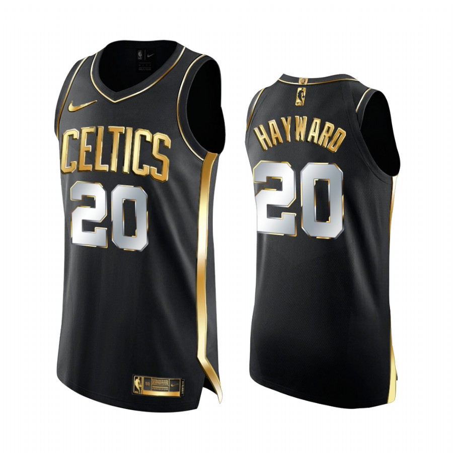 Gordon Hayward Boston Celtics Black Golden 2020-21 Jersey Limited Edition