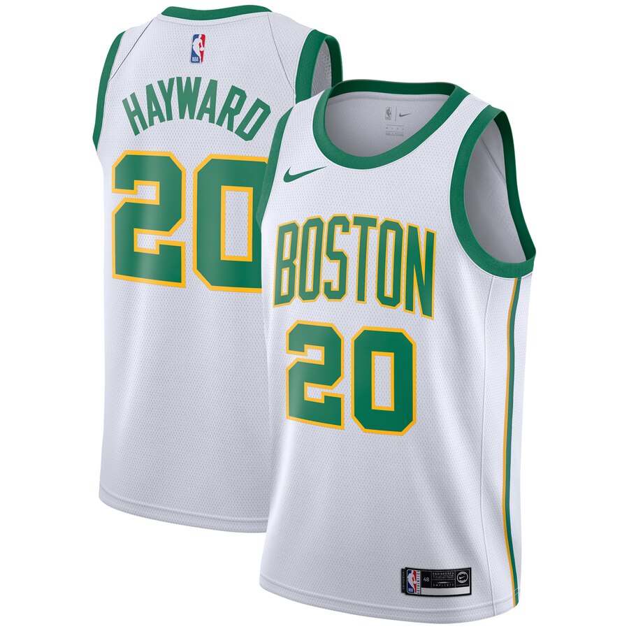 Gordon Hayward Boston Celtics City Edition Swingman Jersey - White