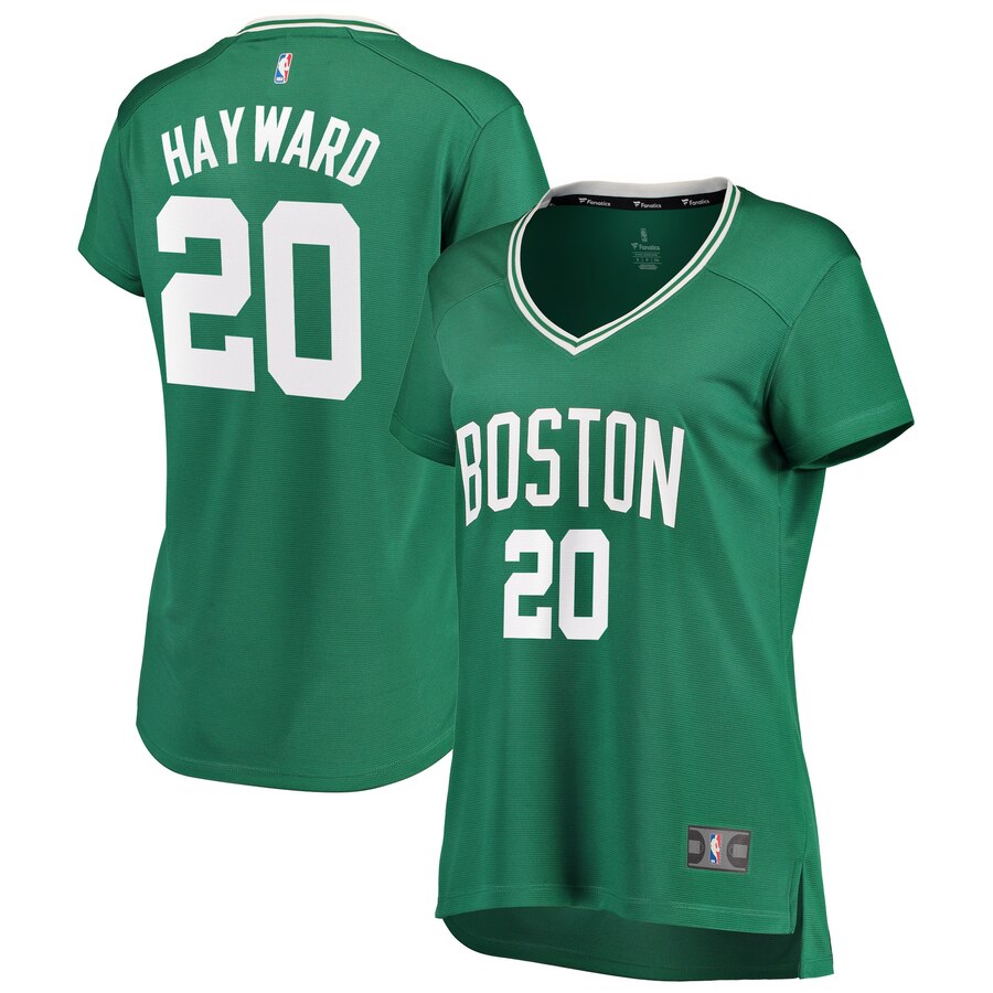 Gordon Hayward Boston Celtics Fanatics Branded Women's Fast Break Iconic Edition Jersey - Green