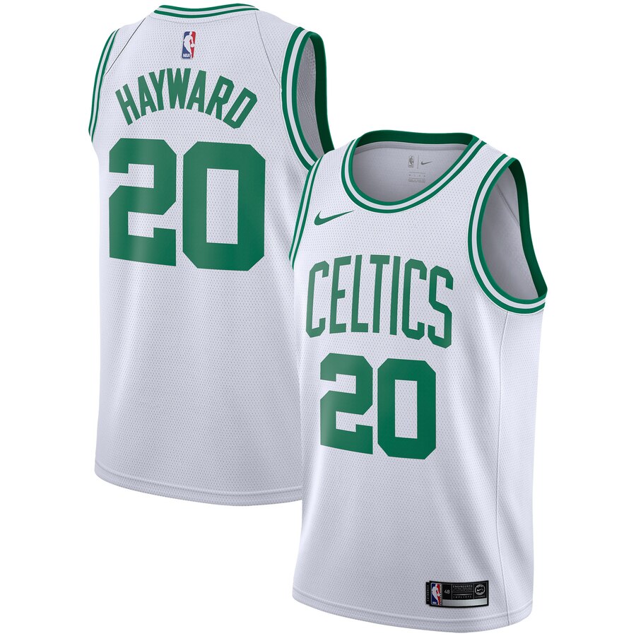 Gordon Hayward Boston Celtics Swingman Jersey White - Icon Edition