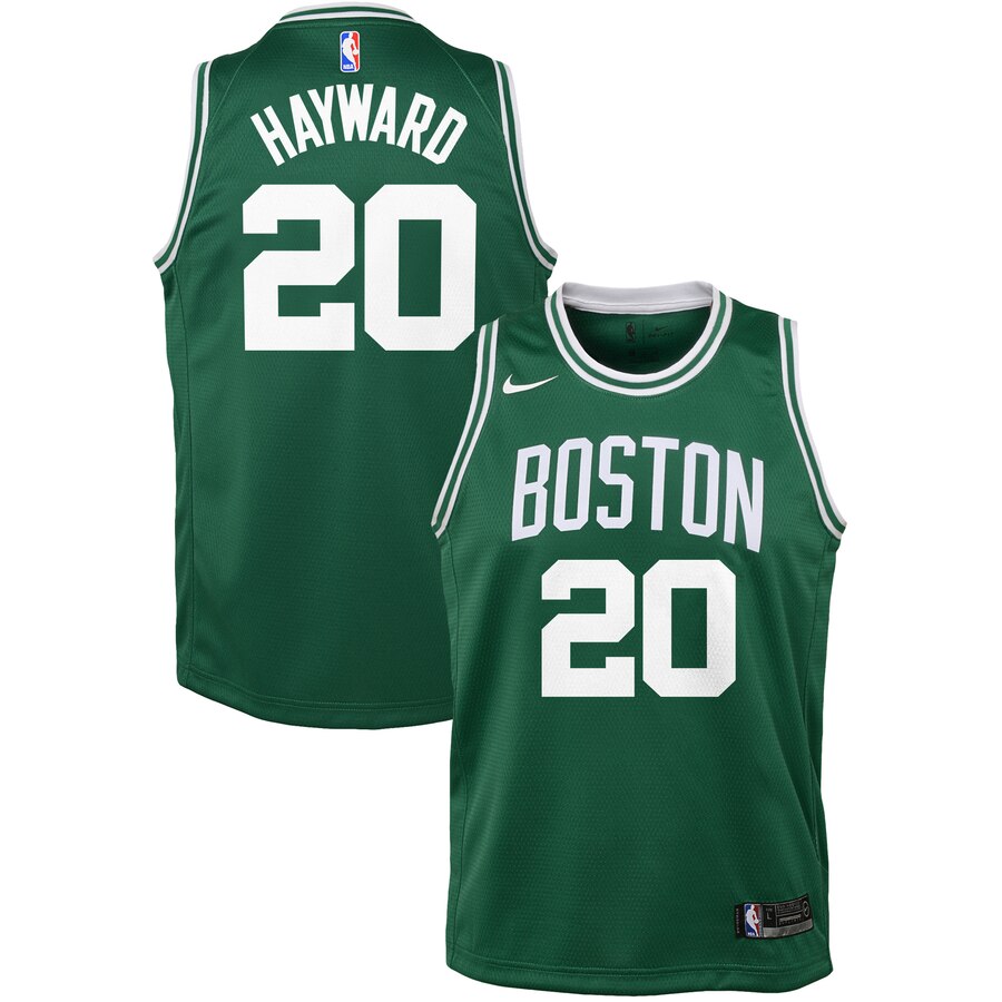 Gordon Hayward Boston Celtics Youth Swingman Jersey Green - Icon Edition