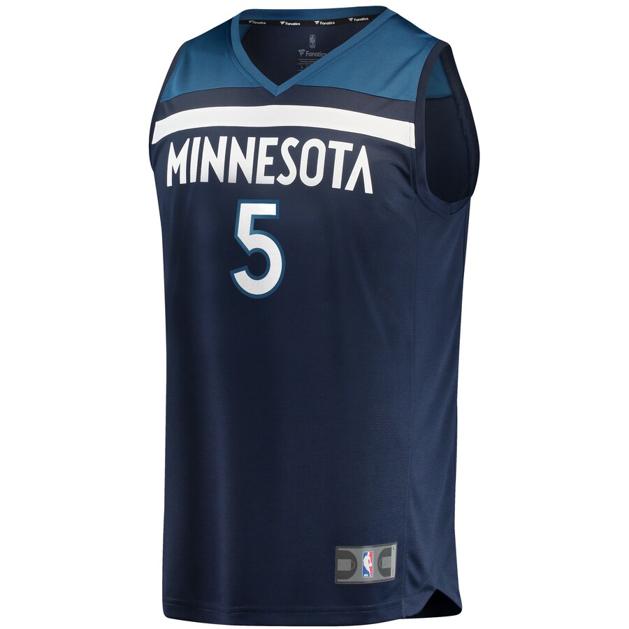 Alternative view of Gorgui Dieng Minnesota Timberwolves Fanatics Branded Youth Fast Break Road Replica Jersey Navy - Icon Edition