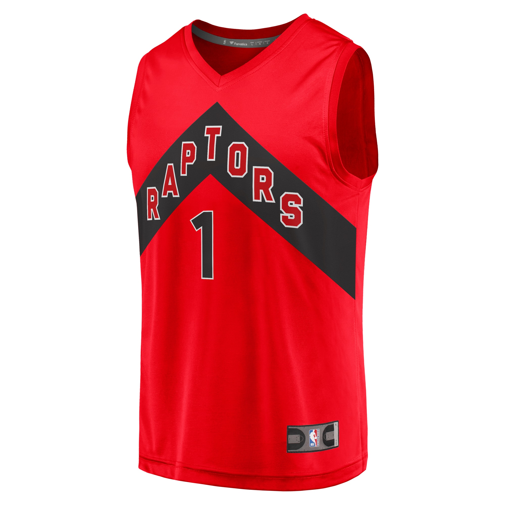 Alternative view of Gradey Dick Toronto Raptors Fanatics Fast Break Player Jersey - Icon Edition - Red