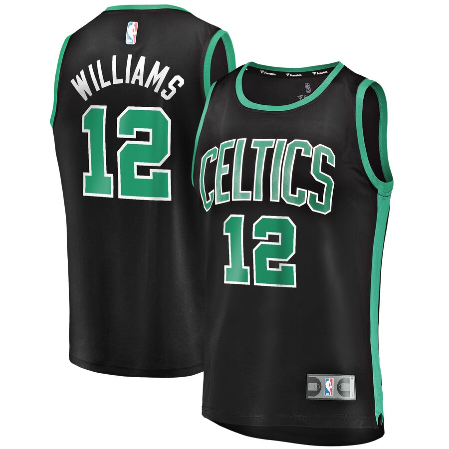 Grant Williams Boston Celtics Fanatics Branded Fast Break Replica Player Jersey – Statement Edition – Black