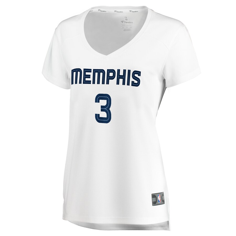 Alternative view of Grayson Allen Memphis Grizzlies Fanatics Branded Women's Fast Break Replica Jersey White - Association Edition