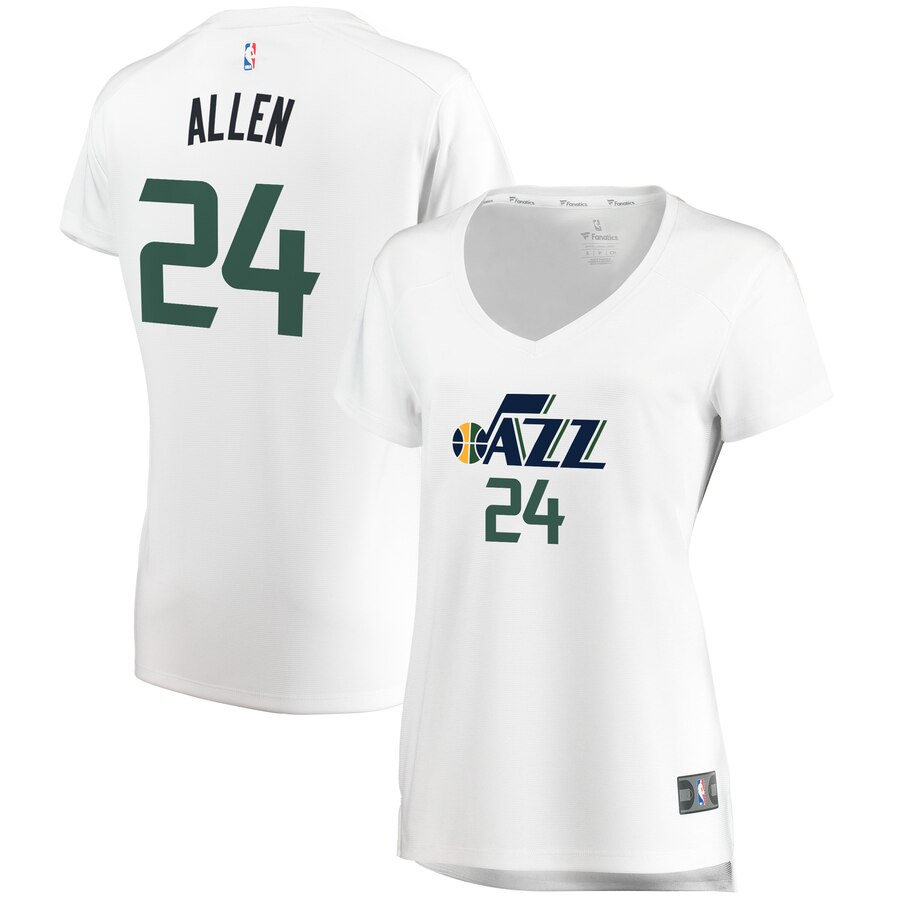 Grayson Allen Utah Jazz Fanatics Branded Women's Fast Break Jersey - White