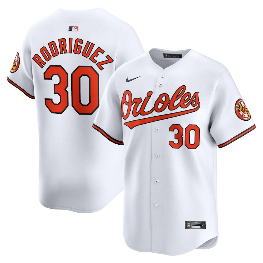 Grayson Rodriguez 30 Baltimore Orioles Home Limited Men Jersey - White