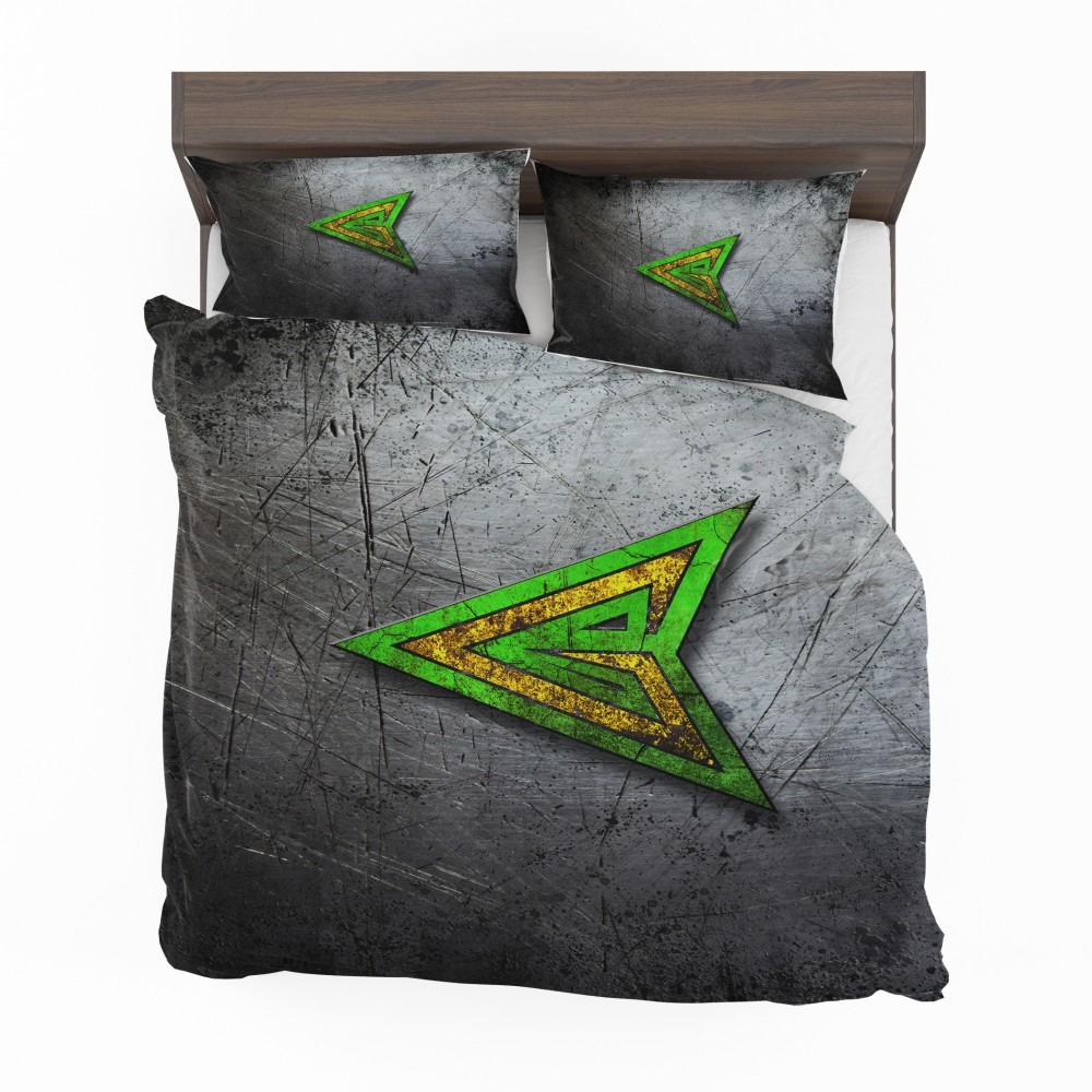 Alternative view of Green Arrow Logo DC Comics Bedding Set - Custom Bedding Set