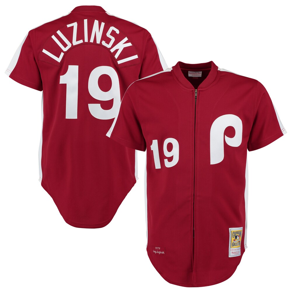 Greg Luzinski 1979 Philadelphia Phillies Mitchell & Ness Throwback Jersey - Maroon