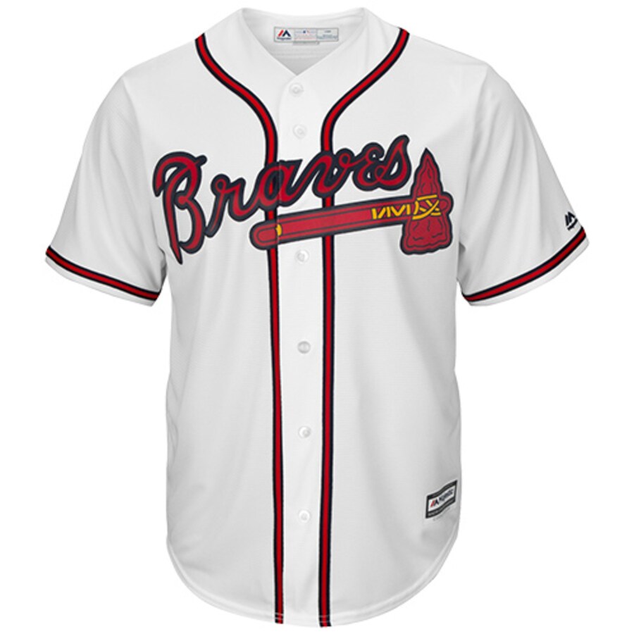 Alternative view of Greg Maddux Atlanta Braves Majestic Cool Base Player Jersey - White