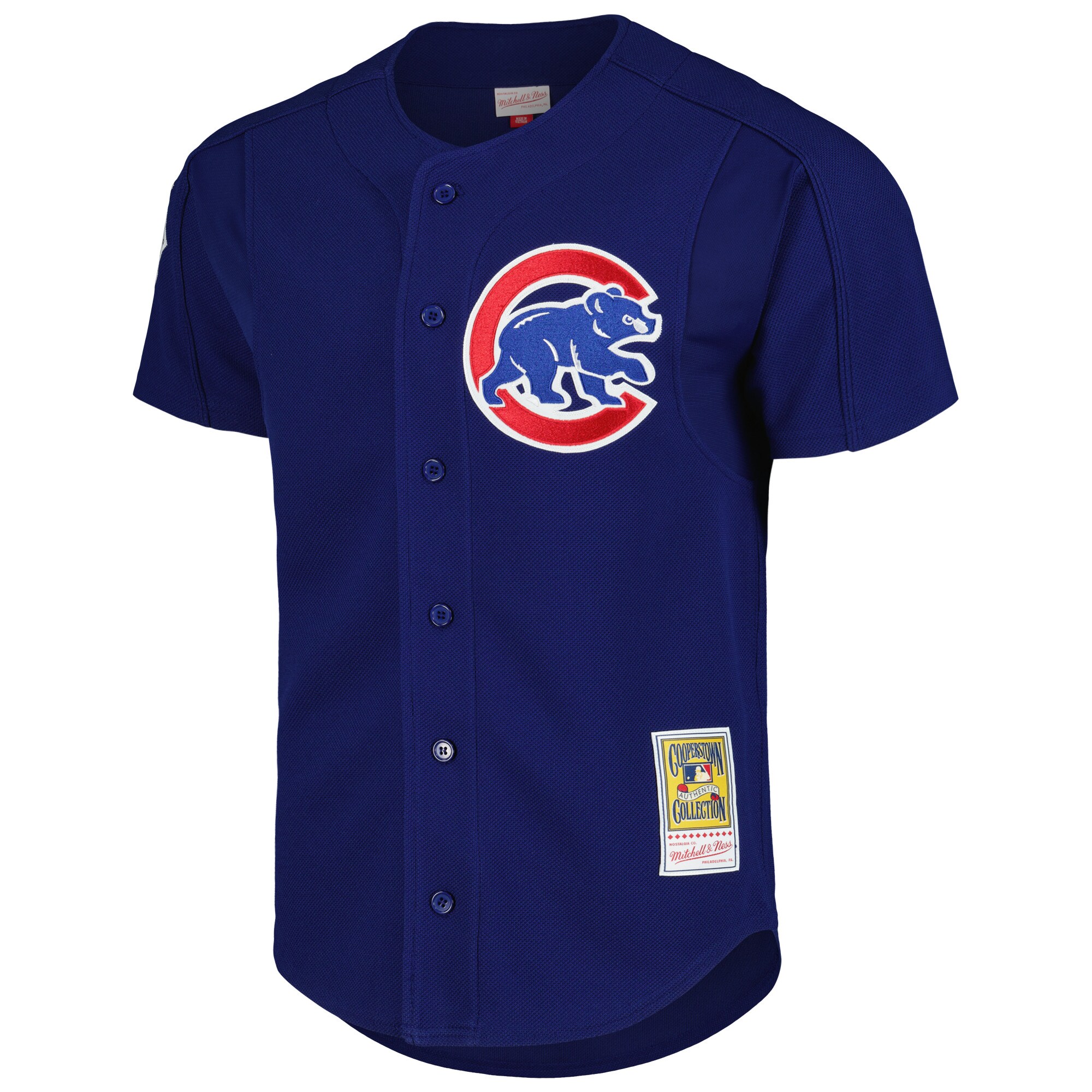 Alternative view of Greg Maddux Chicago Cubs Mitchell & Ness Cooperstown Collection 2005 Batting Practice Jersey - Royal