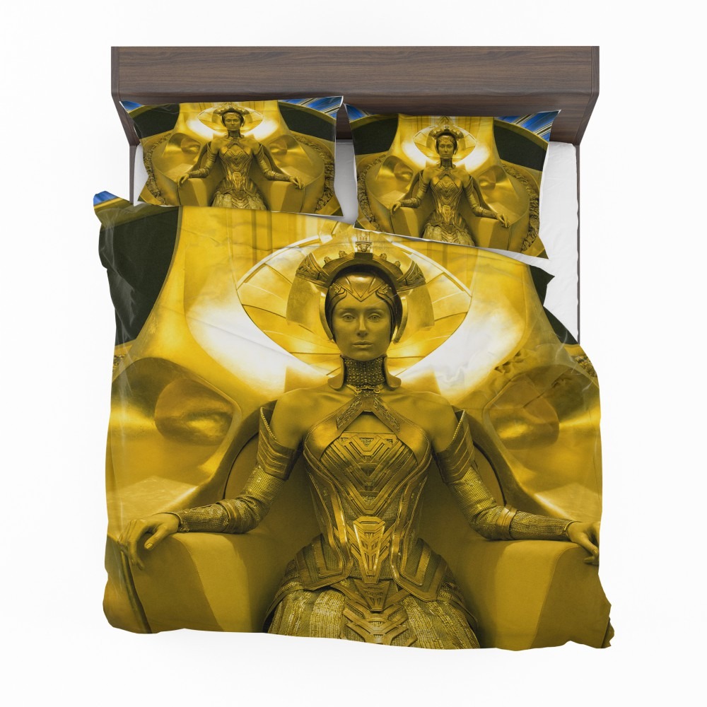 Alternative view of Guardians Of The Galaxy Vol 2 Movie Ayesha Elizabeth Debicki Bedding Set - Custom Bedding Set