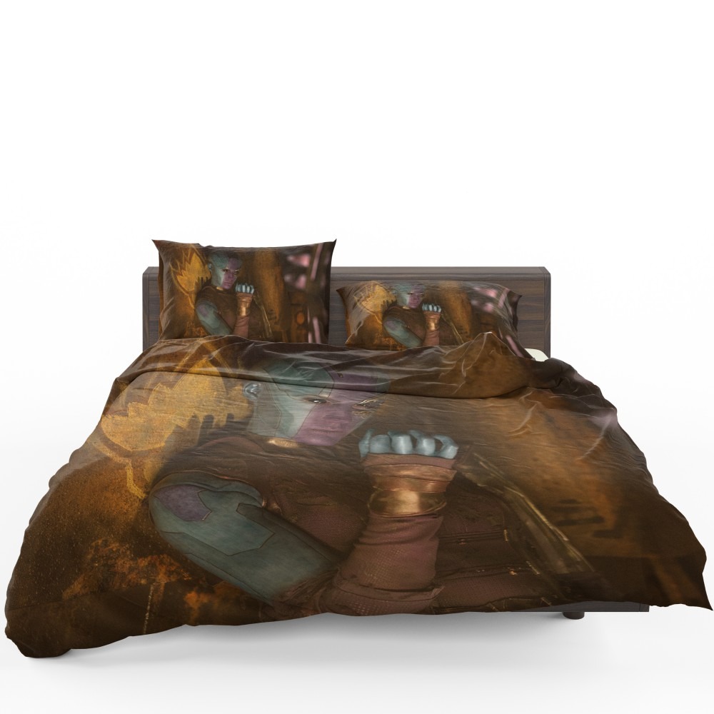 Guardians Of The Galaxy Vol 2 Movie Karen Gillan Nebula Marvel Comics Bedding Set - Custom Bedding Set
