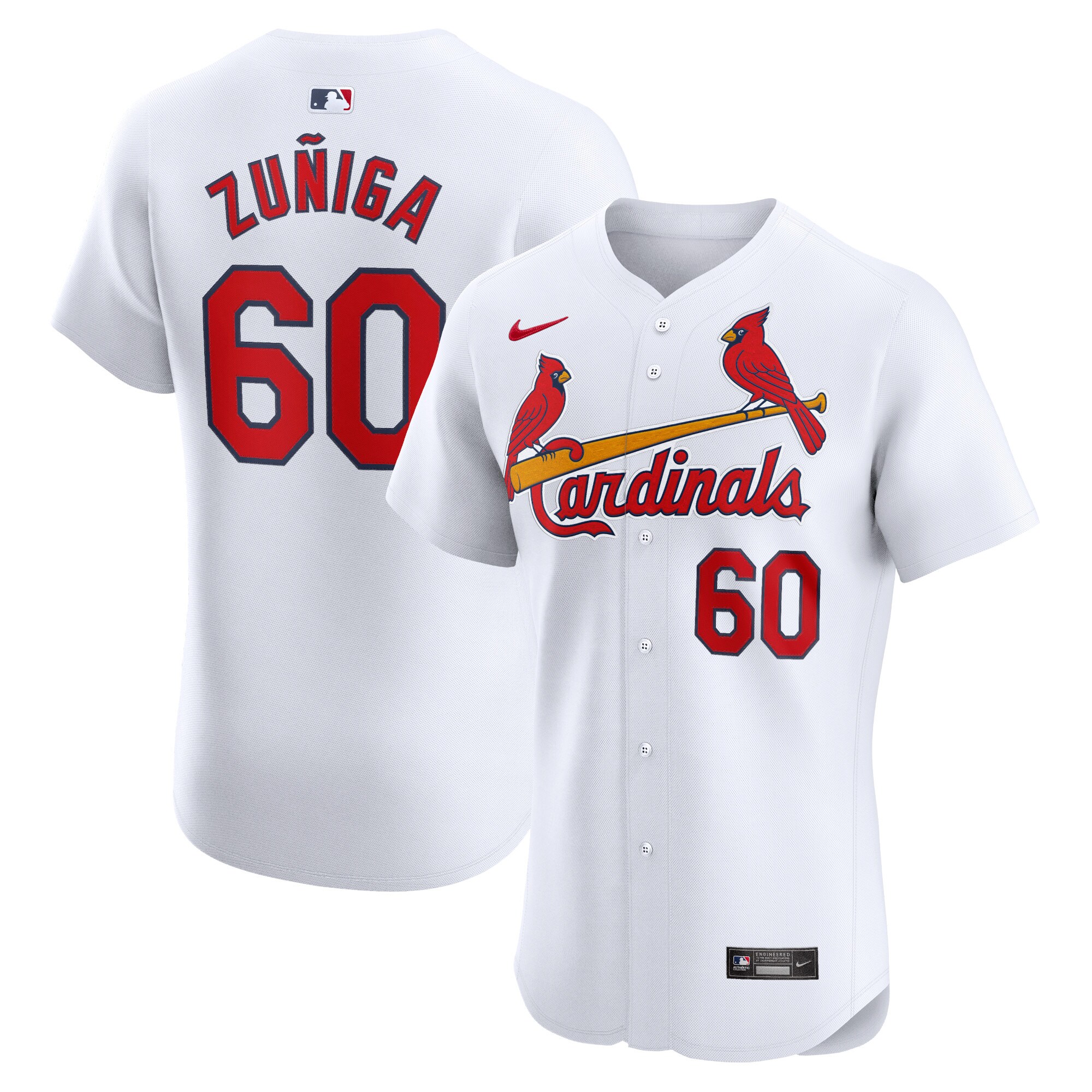 Guillermo ZuÃƒÆ’Ã‚Â±iga St. Louis Cardinals Home Elite Player Jersey - White