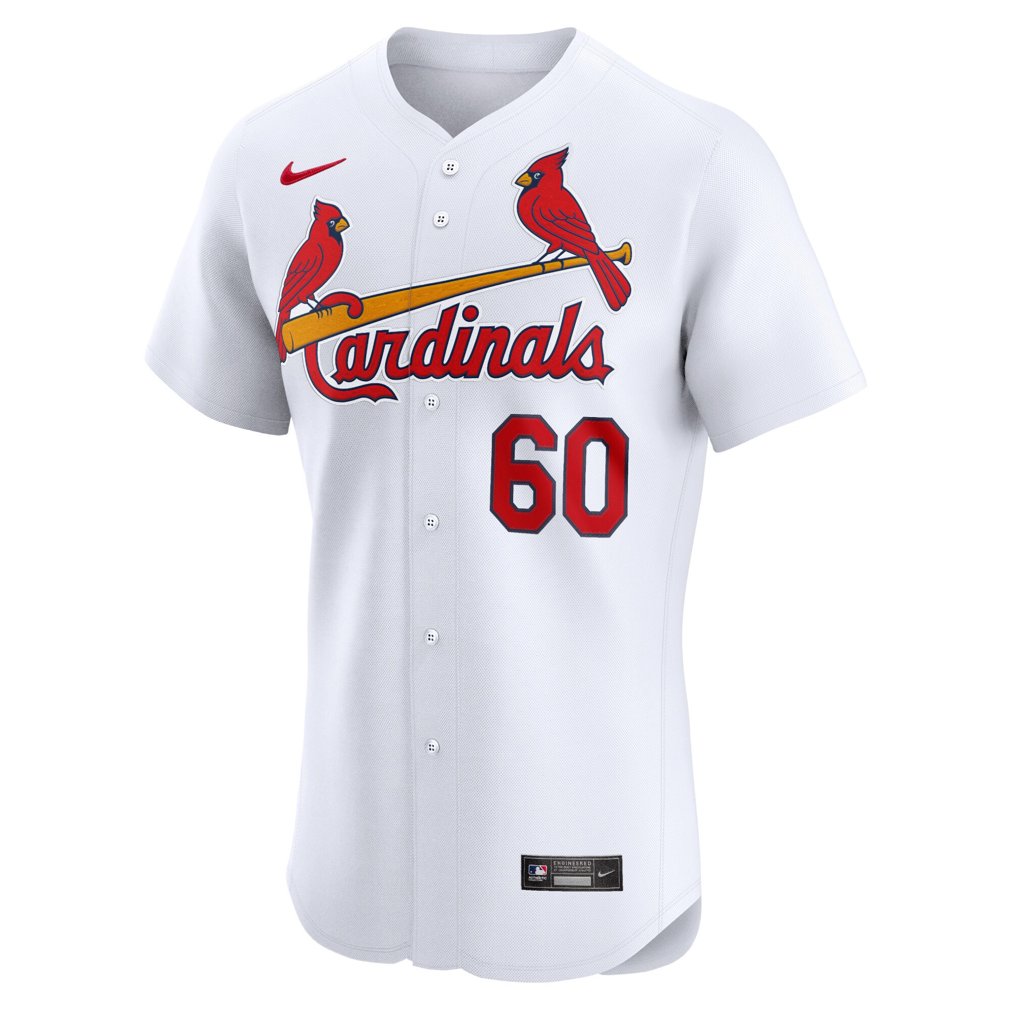 Alternative view of Guillermo ZuÃƒÆ’Ã‚Â±iga St. Louis Cardinals Home Elite Player Jersey - White
