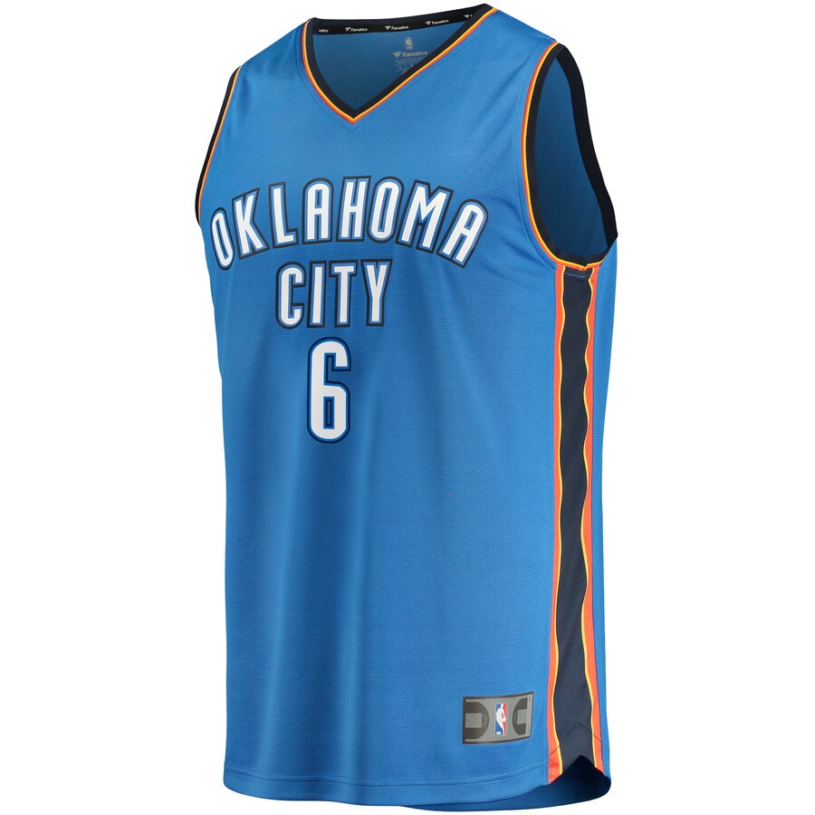 Alternative view of Hamidou Diallo Oklahoma City Thunder Fanatics Branded Fast Break Replica Jersey - Icon Edition - Blue