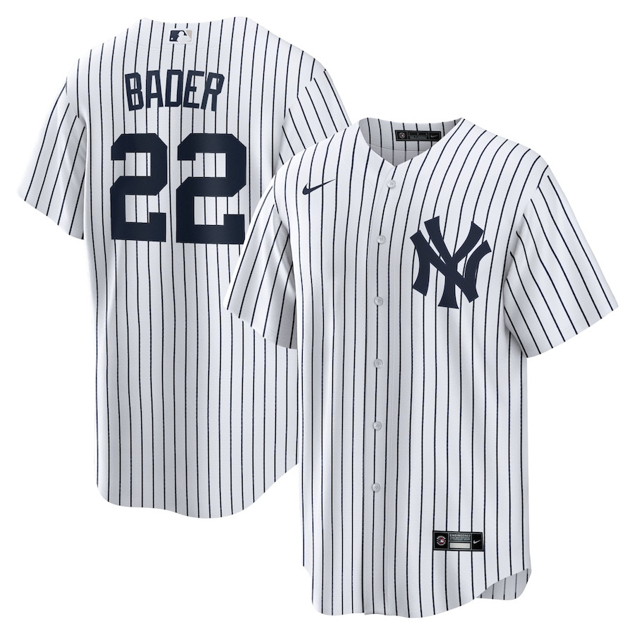 Harrison Bader 22 New York Yankees Men Jersey - White 