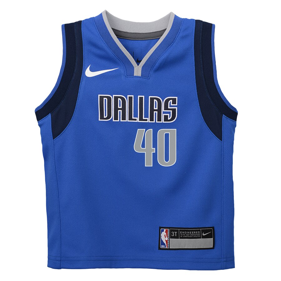 Alternative view of Harrison Barnes Dallas Mavericks Toddler Replica Jersey Royal - Icon Edition