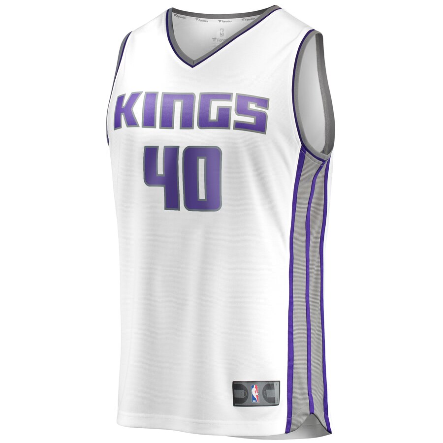 Alternative view of Harrison Barnes Sacramento Kings Fanatics Branded Fast Break Player Replica Jersey - Association Edition - White