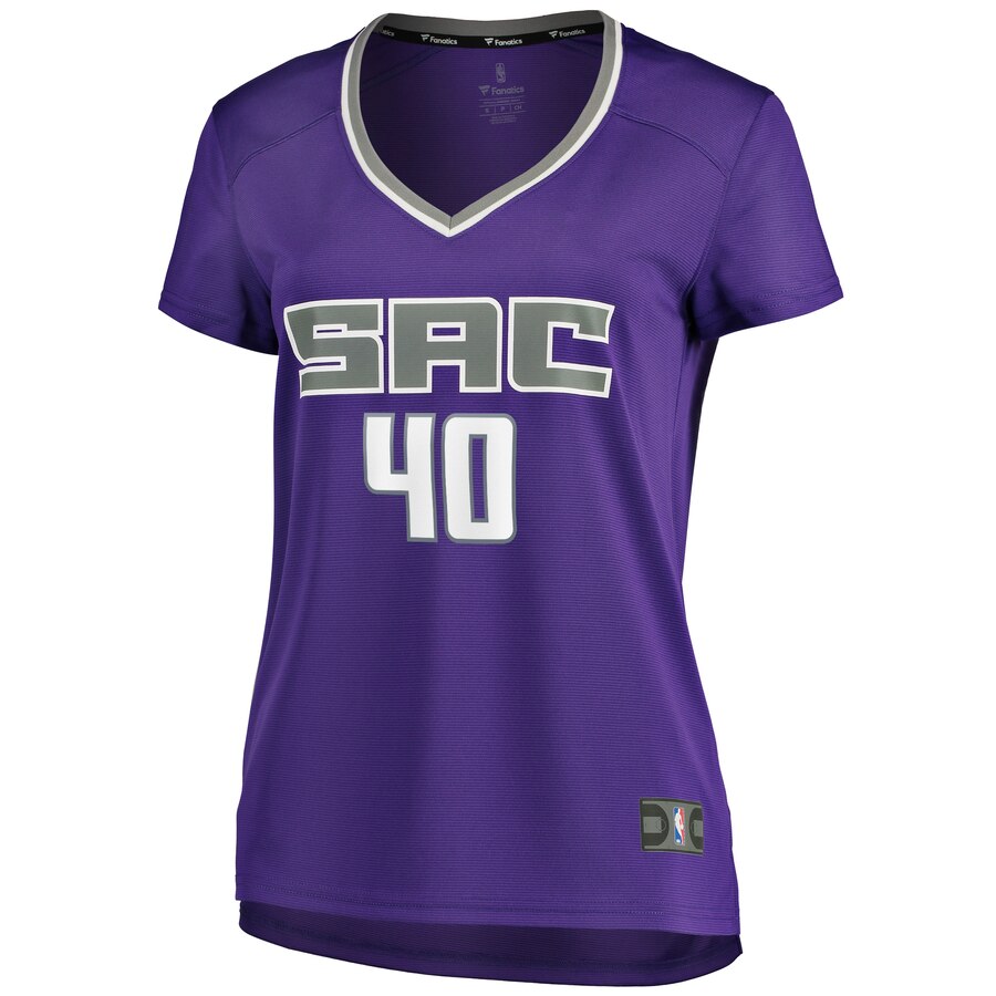 Alternative view of Harrison Barnes Sacramento Kings Fanatics Branded Women's Fast Break Player Replica Jersey - Icon Edition - Purple