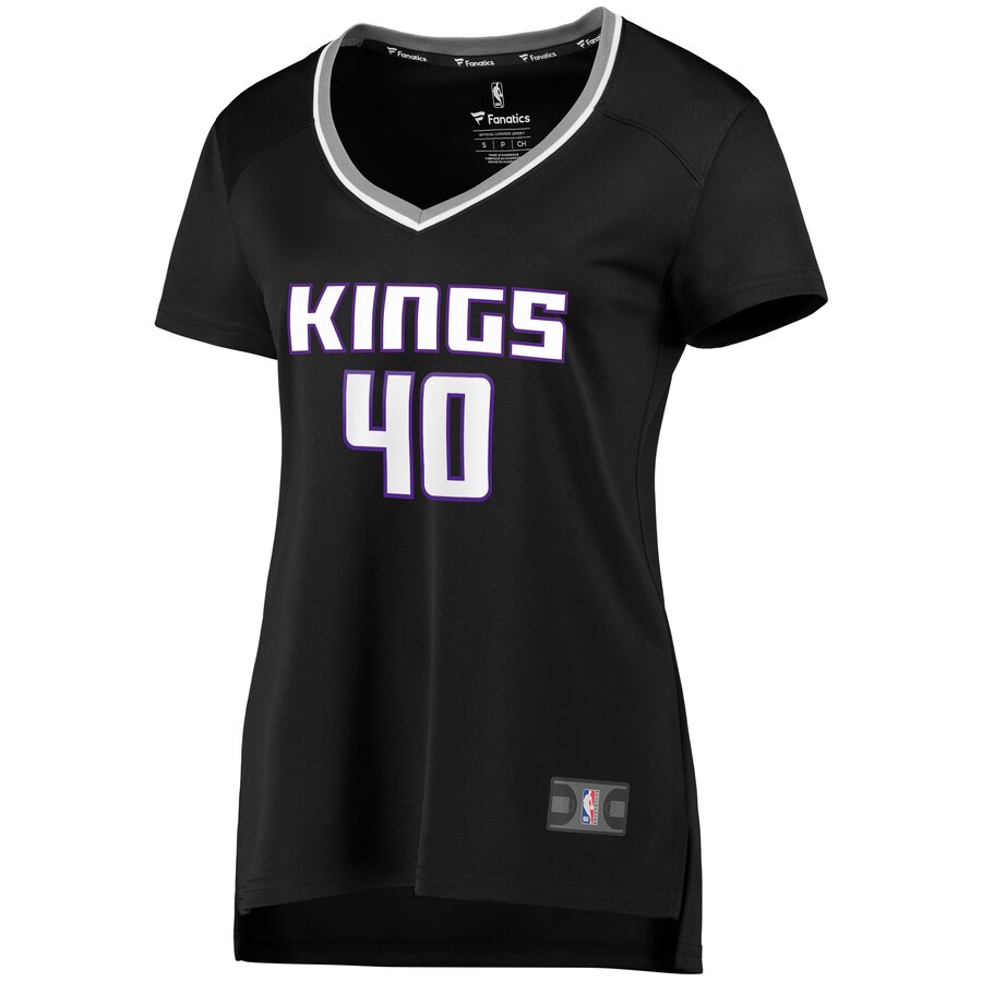 Alternative view of Harrison Barnes Sacramento Kings Fanatics Branded Women's Fast Break Player Replica Jersey - Statement Edition - Black