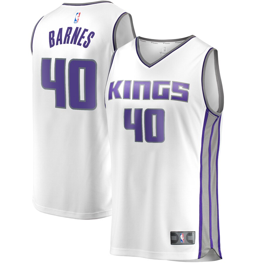 Harrison Barnes Sacramento Kings Fanatics Branded Youth Fast Break Replica Player Jersey - Association Edition - White