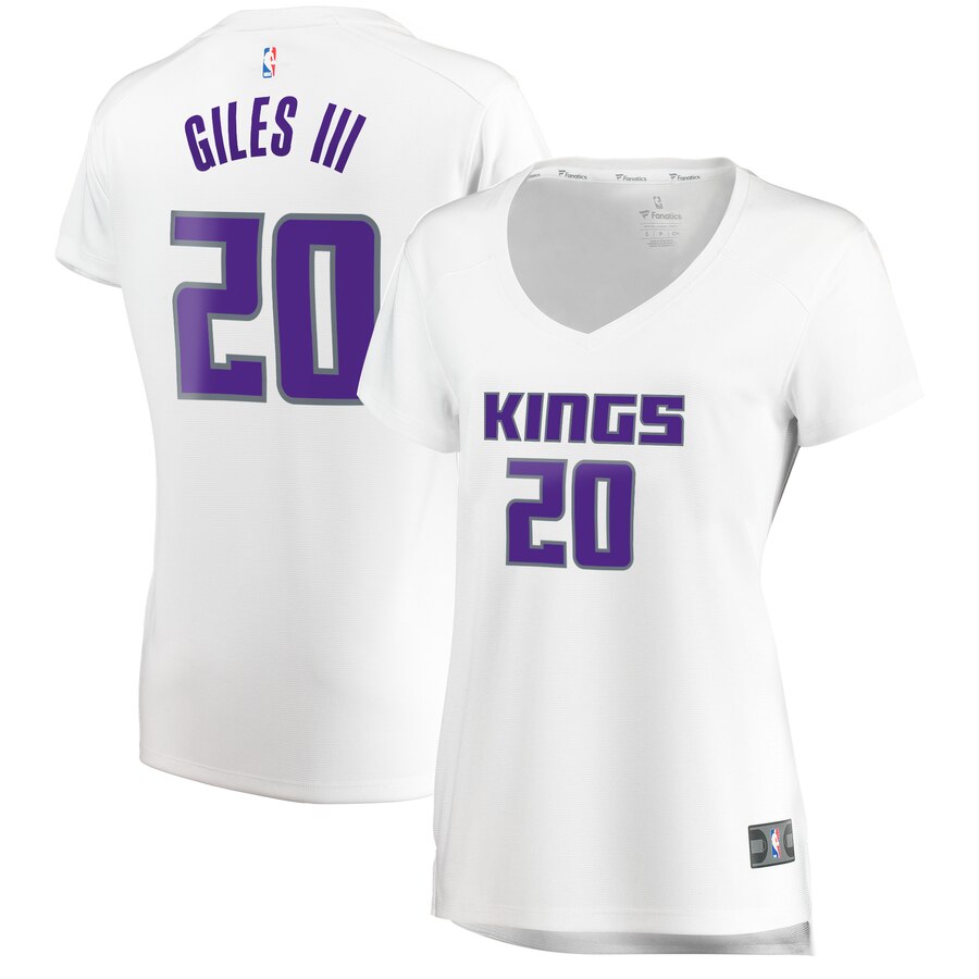 Harry Giles Iii Sacramento Kings Fanatics Branded Women's Fast Break Player Replica Jersey - Association Edition - White
