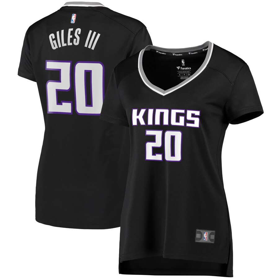 Harry Giles Iii Sacramento Kings Fanatics Branded Women's Fast Break Player Replica Jersey - Statement Edition - Black