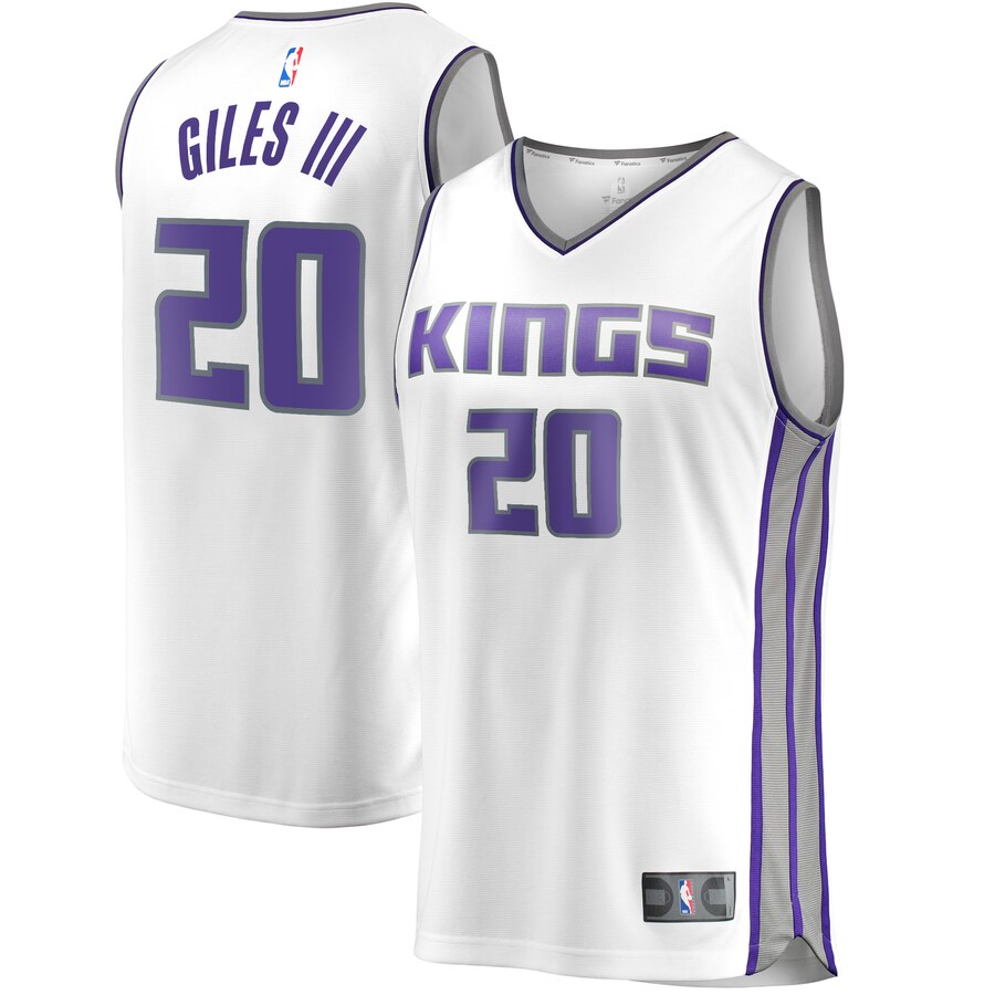 Harry Giles Iii Sacramento Kings Fanatics Branded Youth Fast Break Replica Player Jersey - Association Edition - White