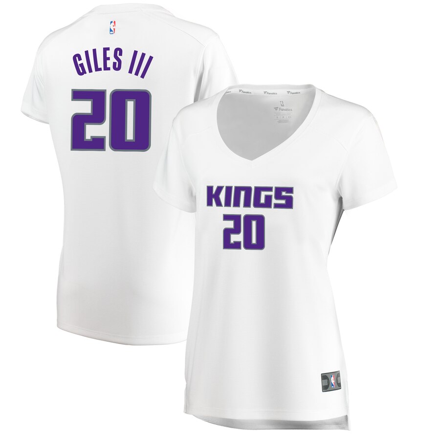 Harry Giles Sacramento Kings Fanatics Branded Women's Fast Break Replica Jersey - Association Edition - White