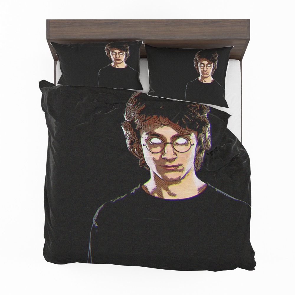 Alternative view of Harry Potter Movie Glitch Art Bedding Set - Custom Bedding Set