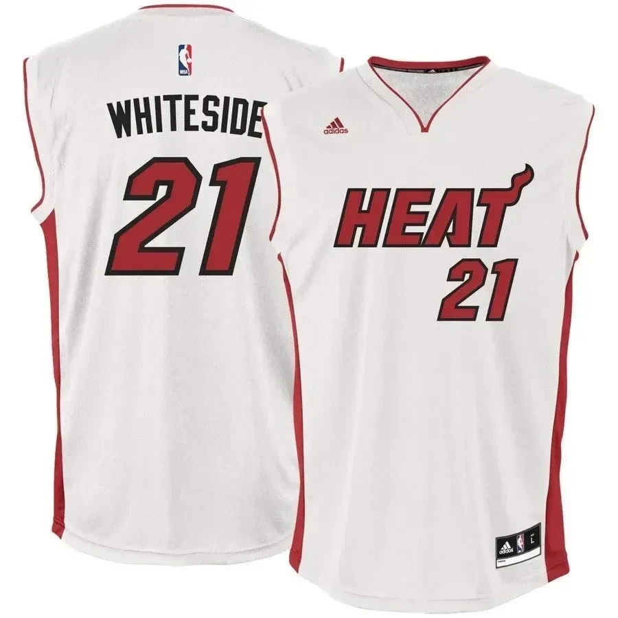 Hassan Whiteside Miami Heat Home Jersey - White - JS652 