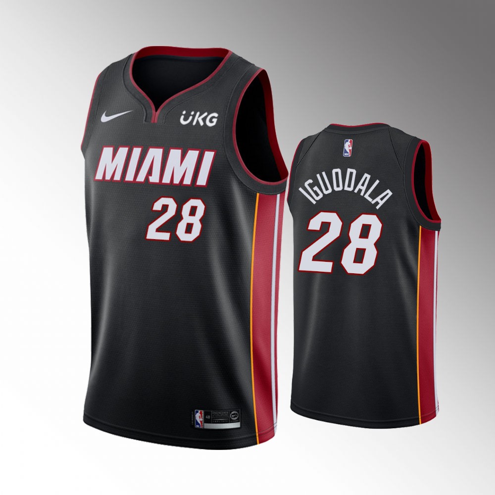 Heat Andre Iguodala Icon Edition Black Iguodala Miami Jersey