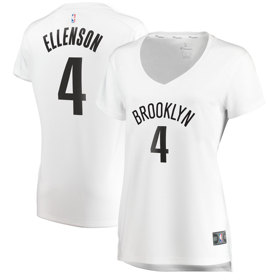 Henry Ellenson Brooklyn Nets Fanatics Branded Women's Fast Break Player Jersey - Association Edition - White