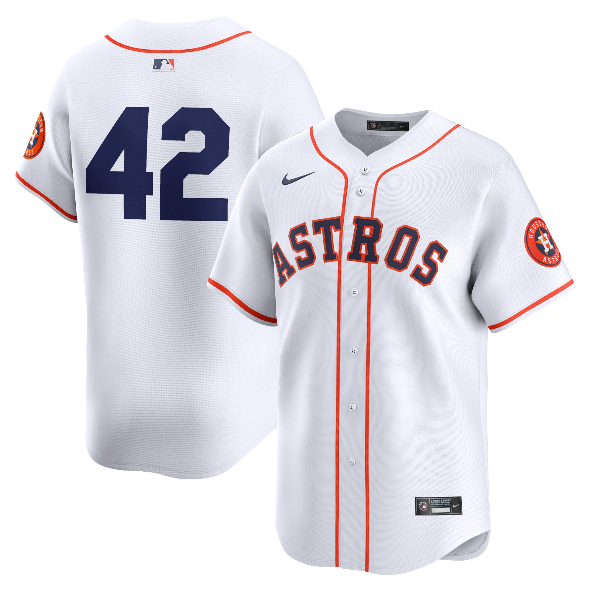 Houston Astros 2024 Jackie Robinson Day Home Limited JerseyÃƒâ€šÃ‚Â ÃƒÂ¢Ã¢â€šÂ¬Ã¢â‚¬Å“ White