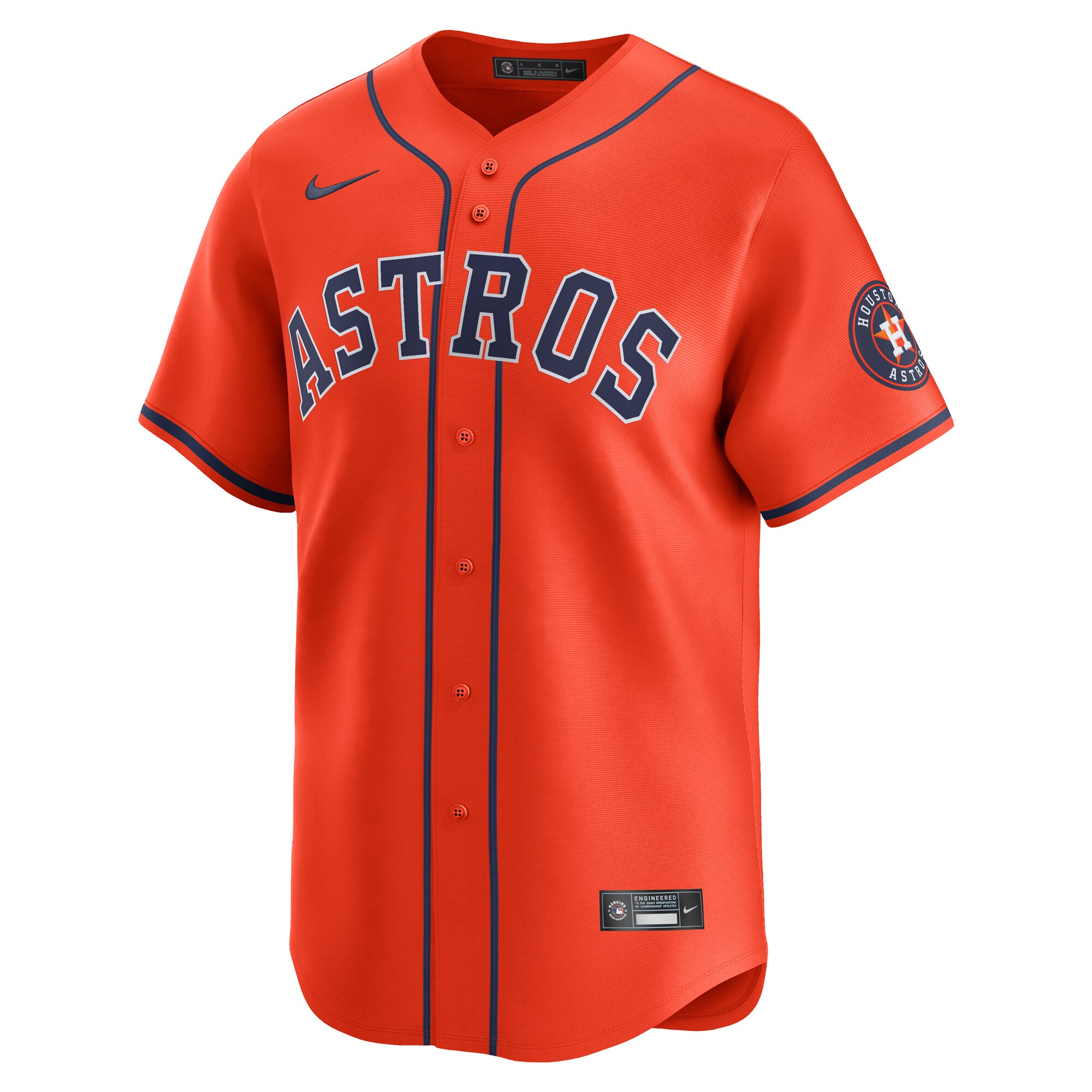 Alternative view of Houston Astros Alternate Limited JerseyÃƒâ€šÃ‚Â ÃƒÂ¢Ã¢â€šÂ¬Ã¢â‚¬Å“ Orange