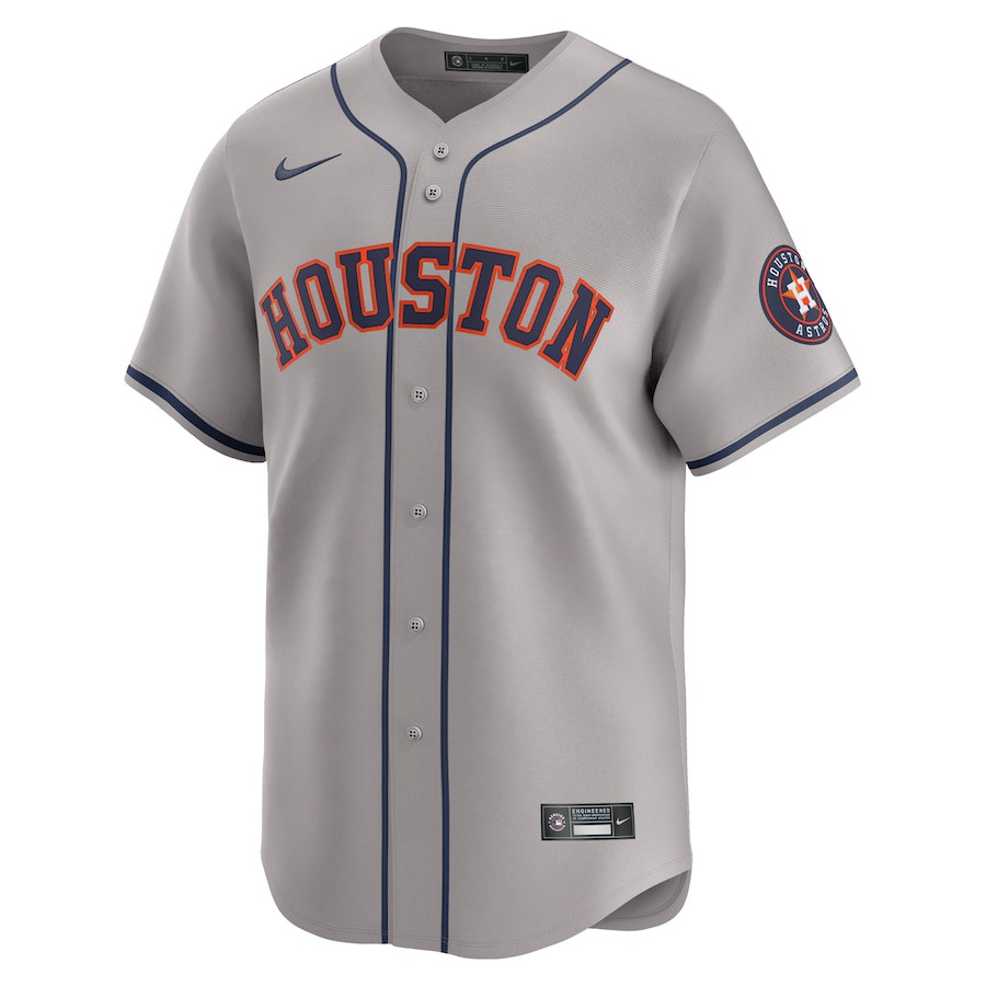 Alternative view of Houston Astros Away Limited Men Jersey - Gray 