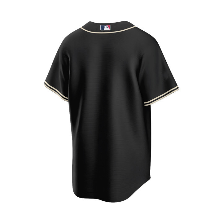 Alternative view of Houston Astros Cactus Jack Men Jersey Customized - Black