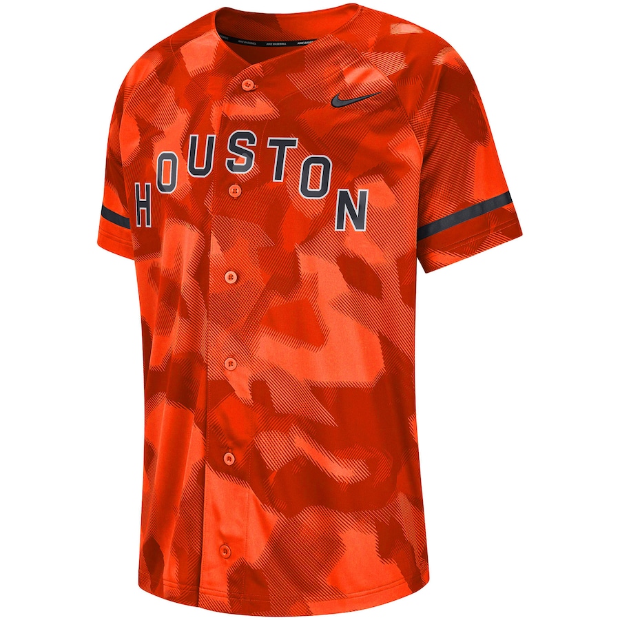 Alternative view of Houston Astros Camo Jersey – Orange