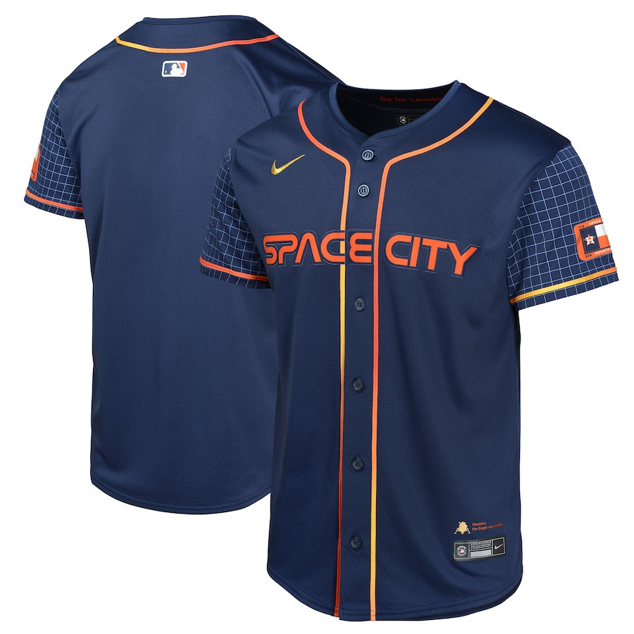 Houston Astros City Connect Limited YOUTH Jersey - Navy 