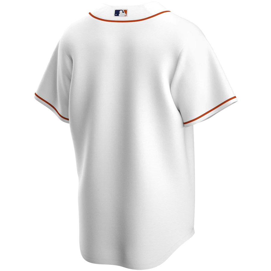 Alternative view of Houston Astros Home 2020 Replica Team Jersey ÃƒÂ¢Ã¢â€šÂ¬Ã¢â‚¬Å“ White