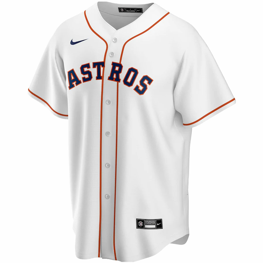Houston Astros Home 2020 Replica Team Jersey ÃƒÂ¢Ã¢â€šÂ¬Ã¢â‚¬Å“ White