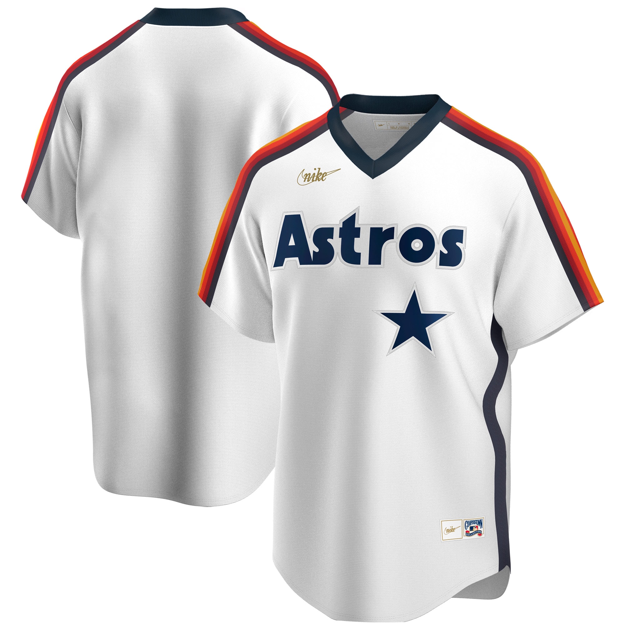 Houston Astros Home Cooperstown Collection Player Jersey – White