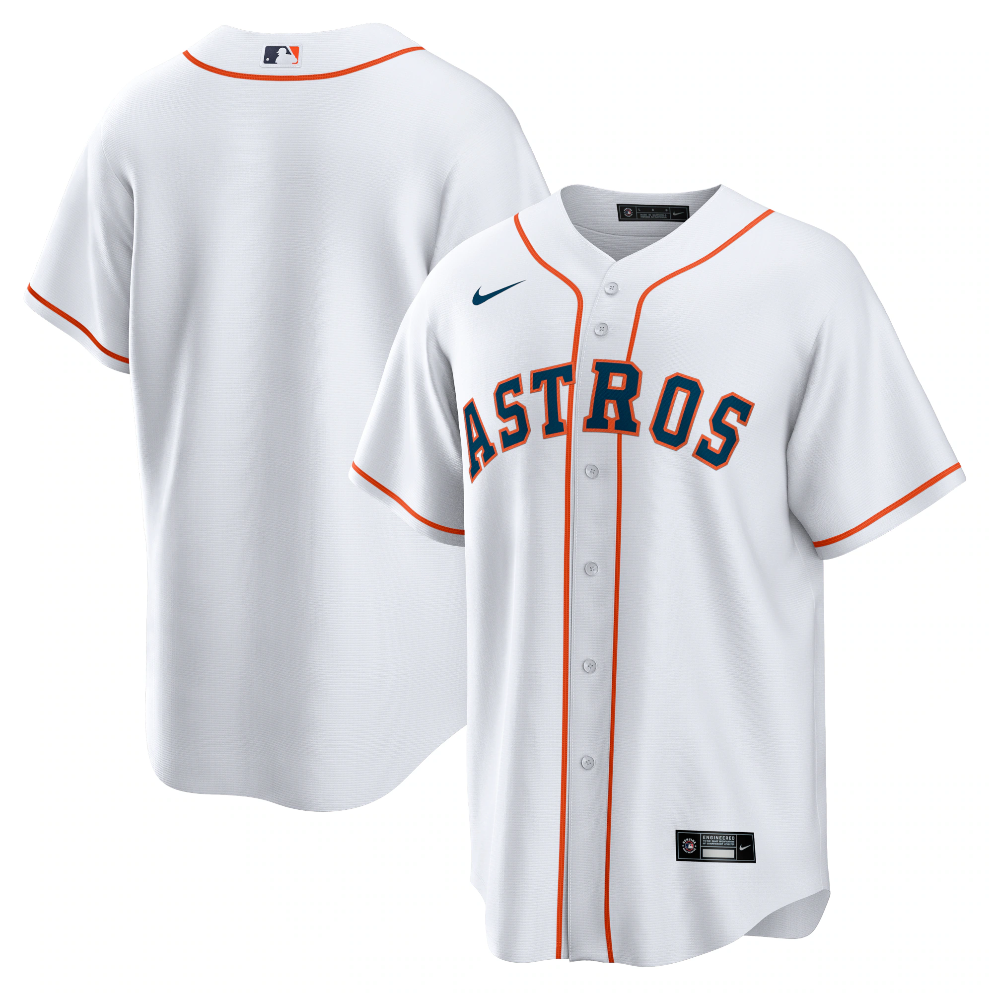 Houston Astros Home Replica Team Jersey - White