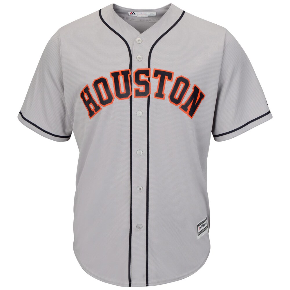 Houston Astros Majestic Official Cool Base Jersey - Gray